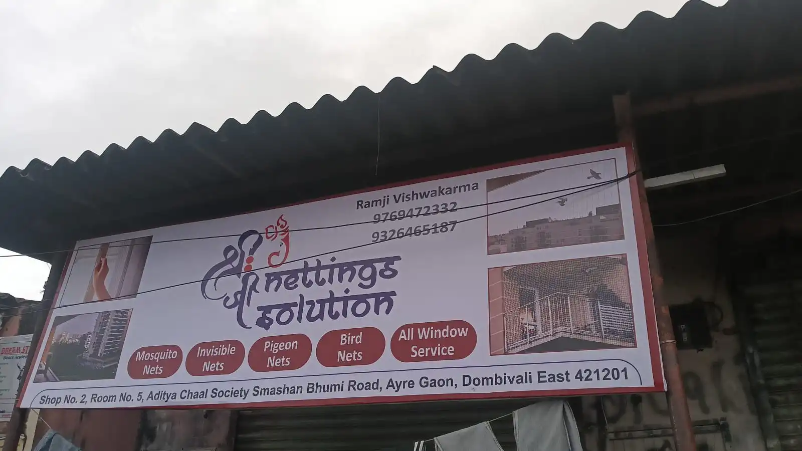 Shree Ji Nettings installation team at work