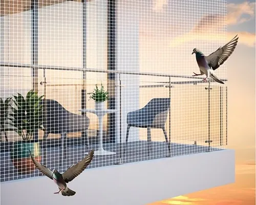 Sliding mosquito net balcony door